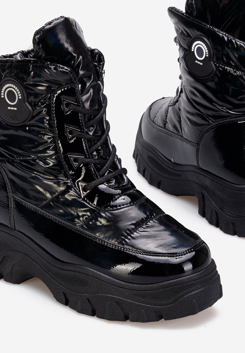 Černé dámské zimní boty Louisa