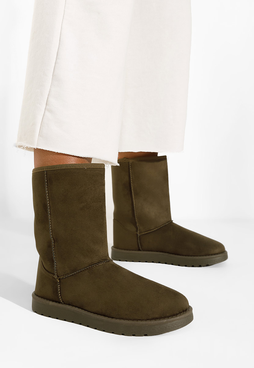 Khaki dámské válenky Anora