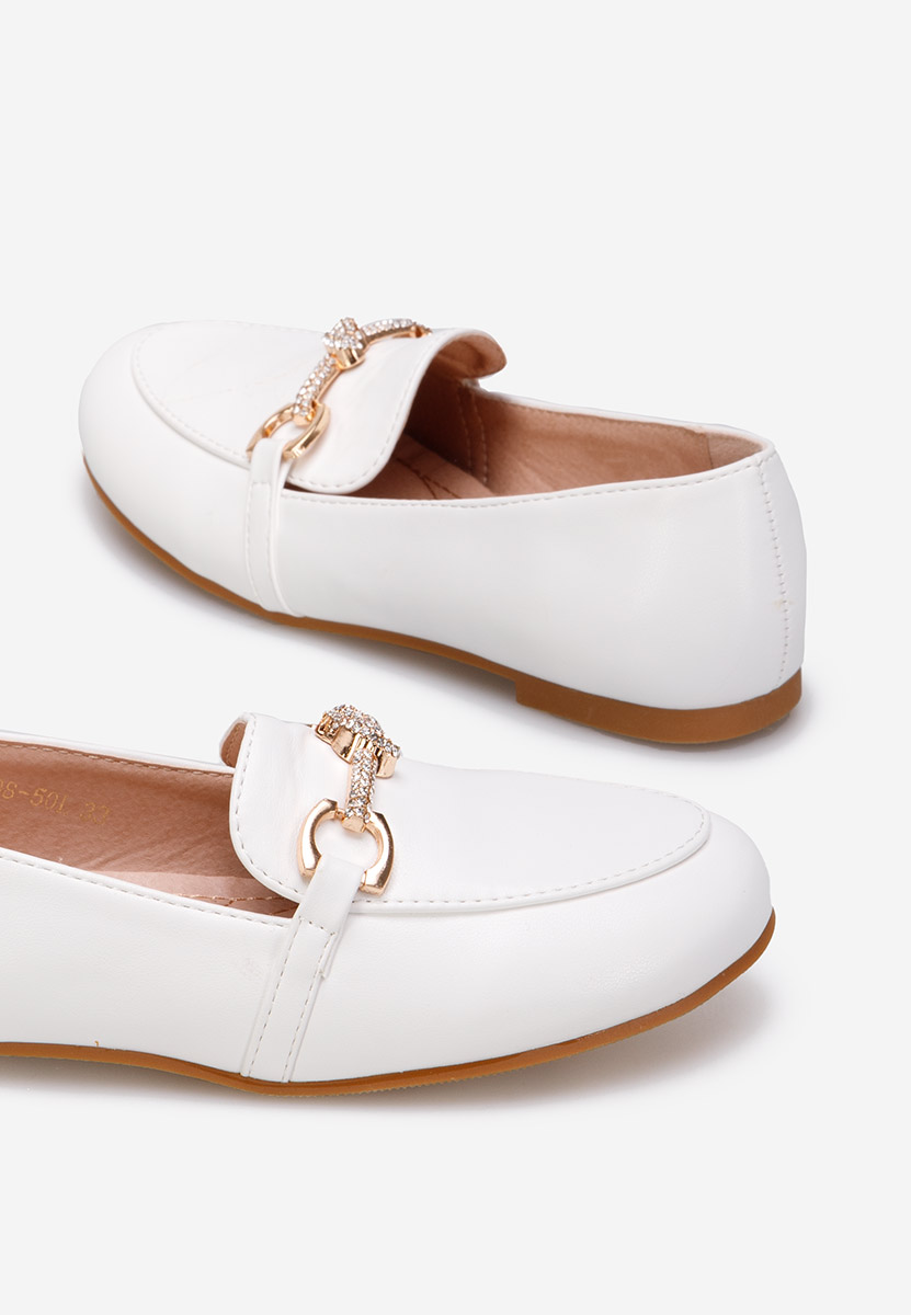 Bílé dětské mokasíny Heaven A