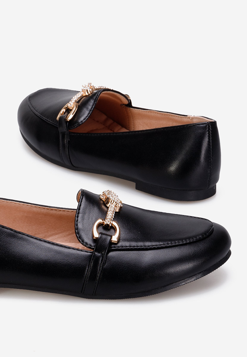 Černé dětské mokasíny Heaven A