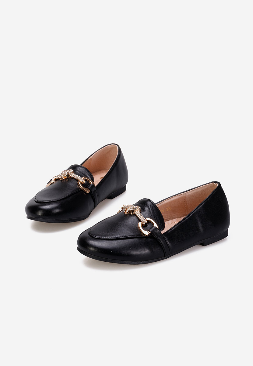 Černé dětské mokasíny Heaven B