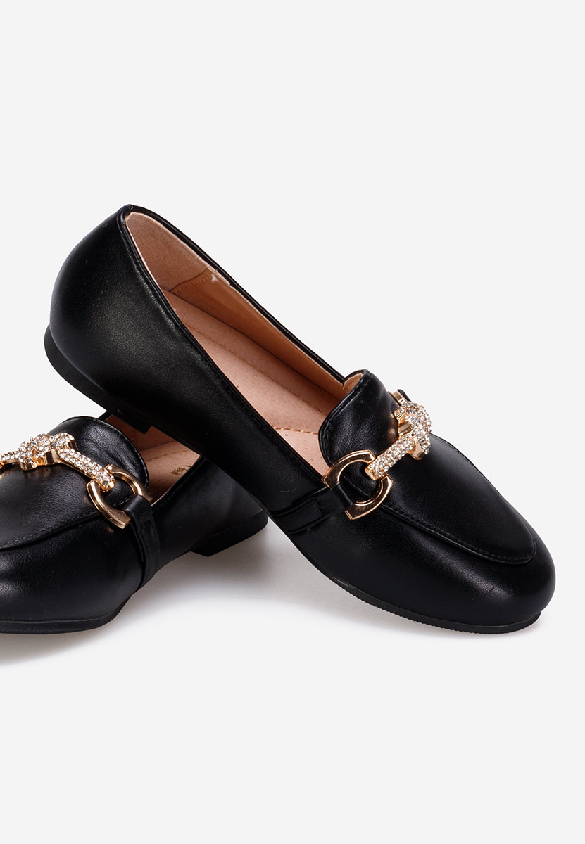 Černé dětské mokasíny Heaven B