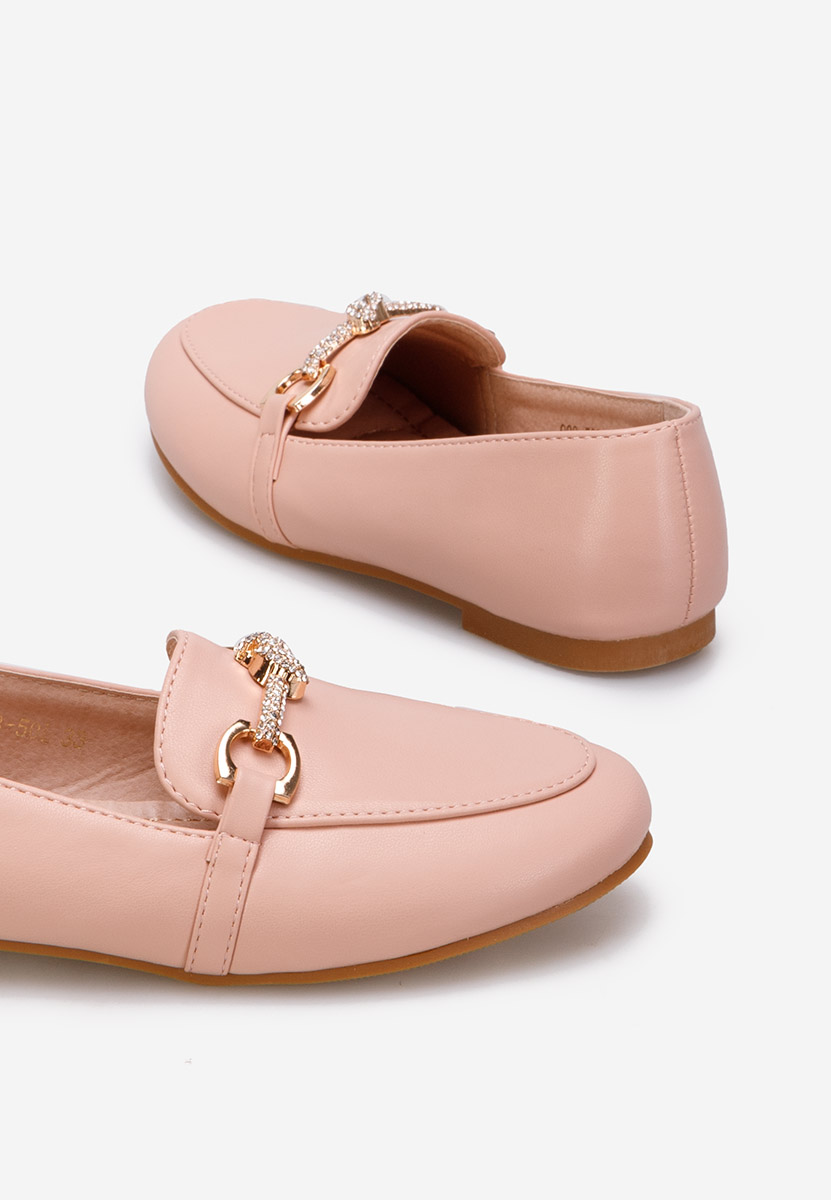 Ružové dětské mokasíny Heaven A