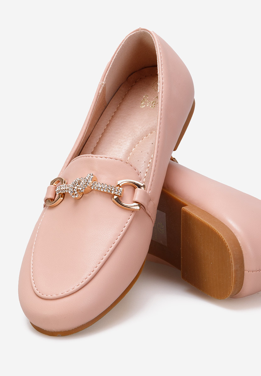 Ružové dětské mokasíny Heaven A