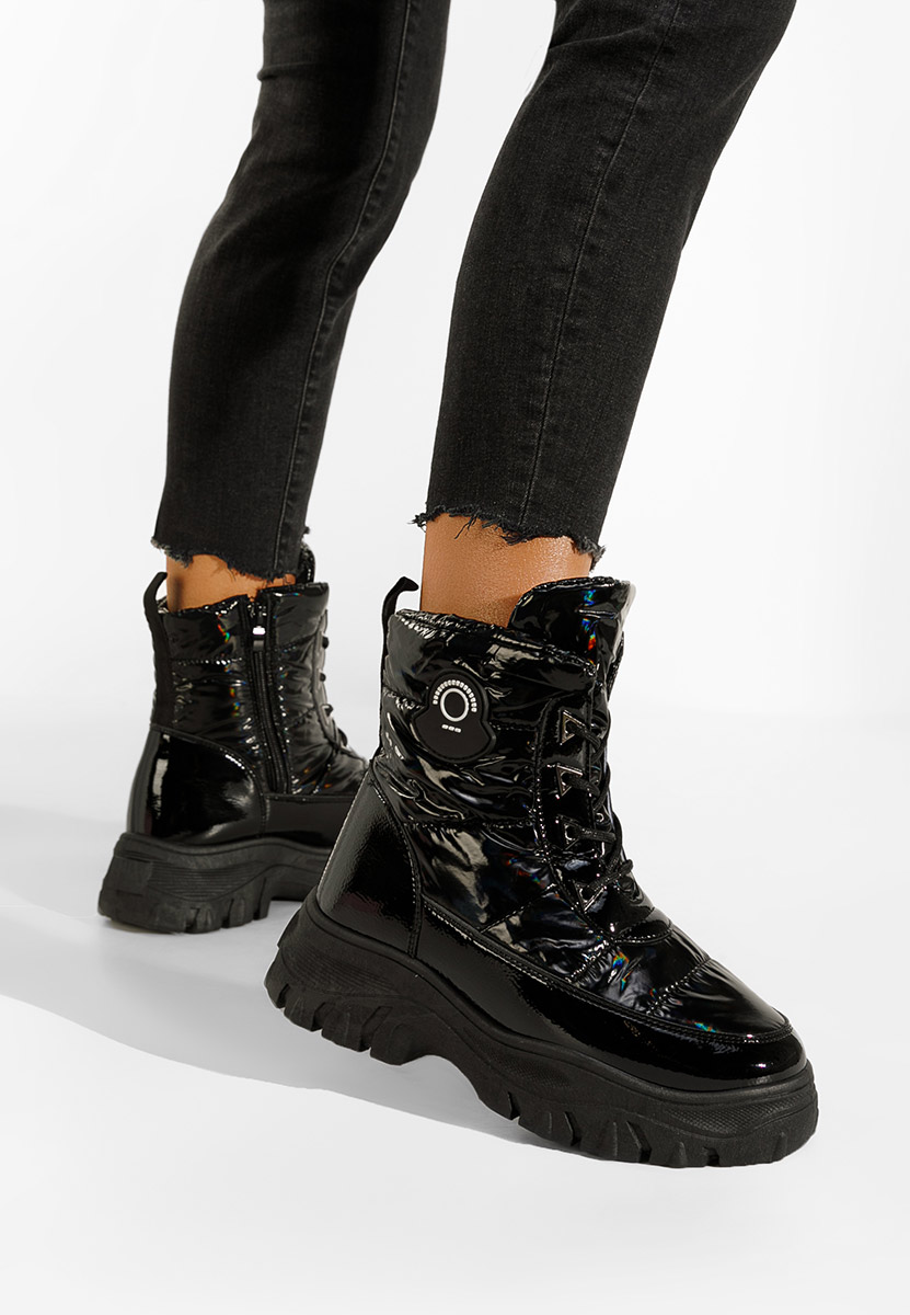 Černé dámské zimní boty Louisa