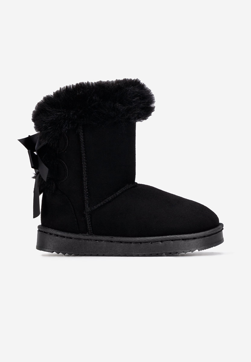 Černé dívčí kozačky Parana