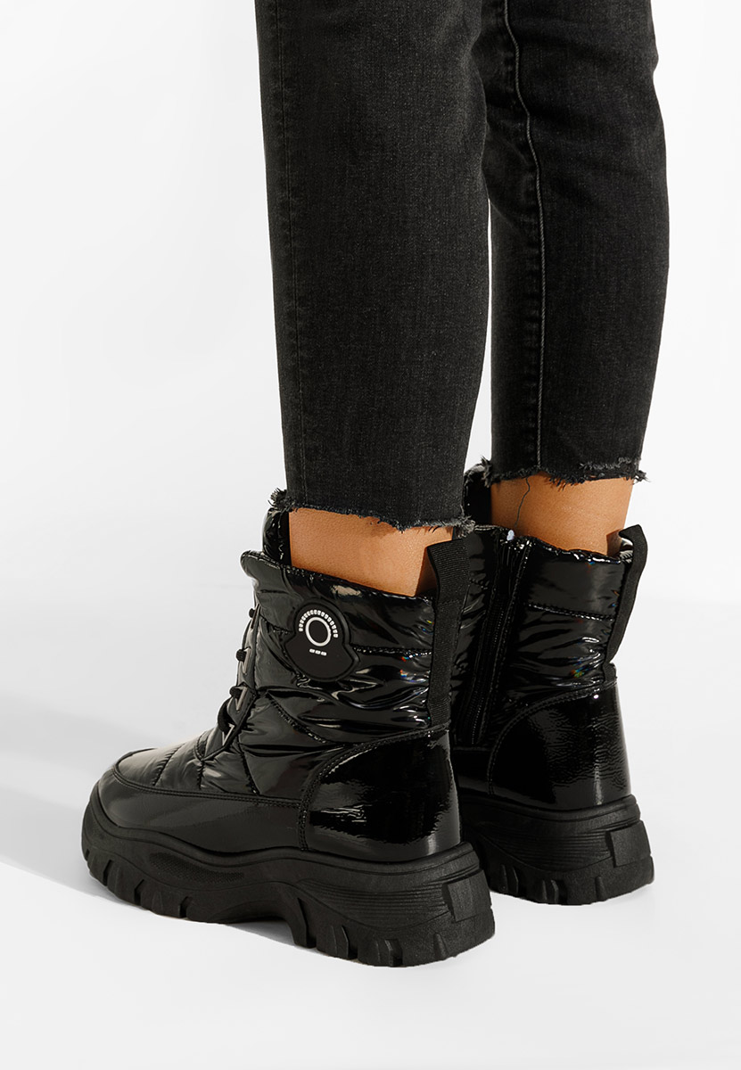 Černé dámské zimní boty Louisa