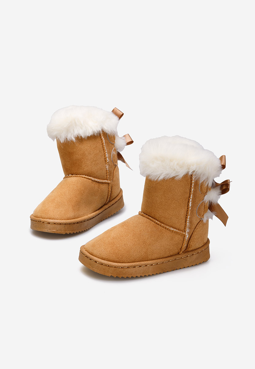 Khaki dívčí kozačky Parana