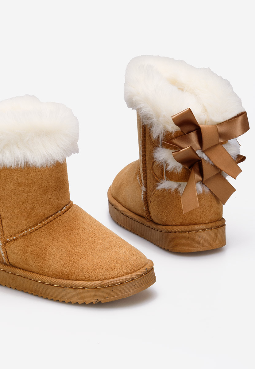 Khaki dívčí kozačky Parana