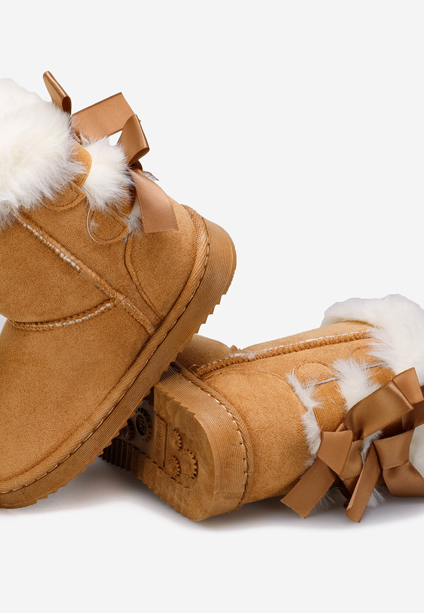 Khaki dívčí kozačky Parana