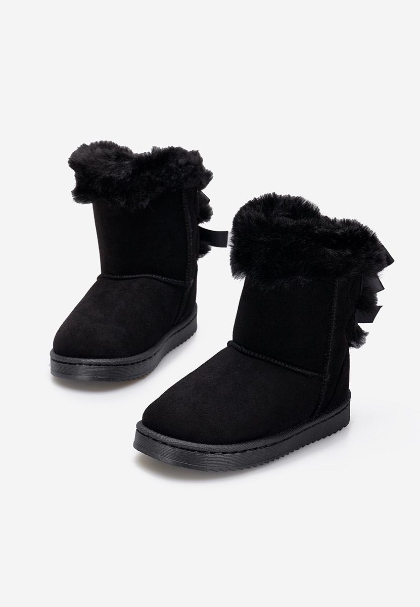 Černé dívčí kozačky Parana