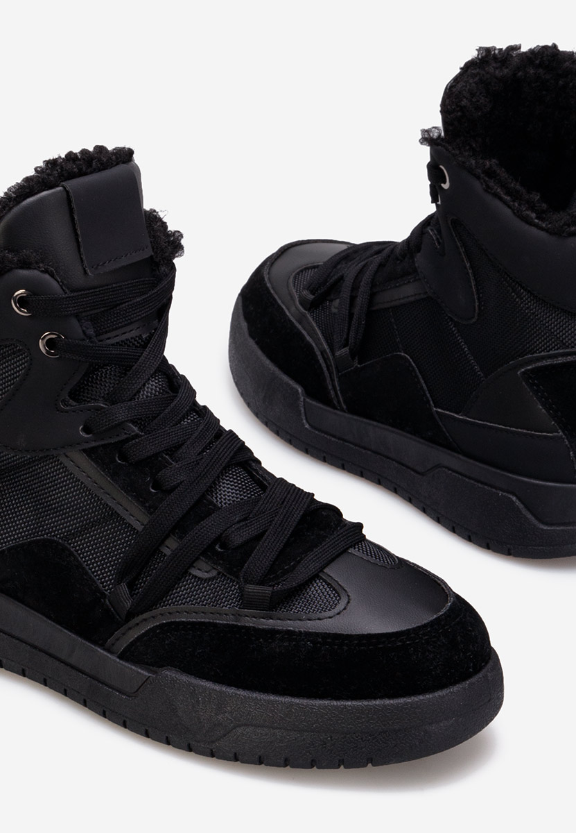 Černé zimní tenisky dámské Kaleria