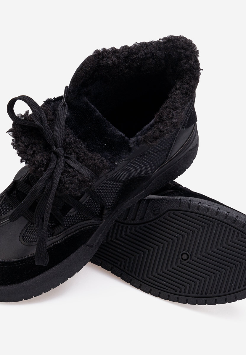 Černé zimní tenisky dámské Kaleria