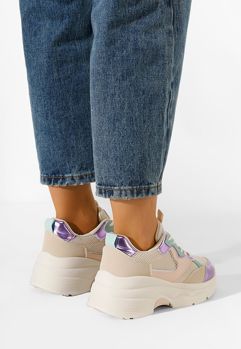 Béžové dámské tenisky Elesia