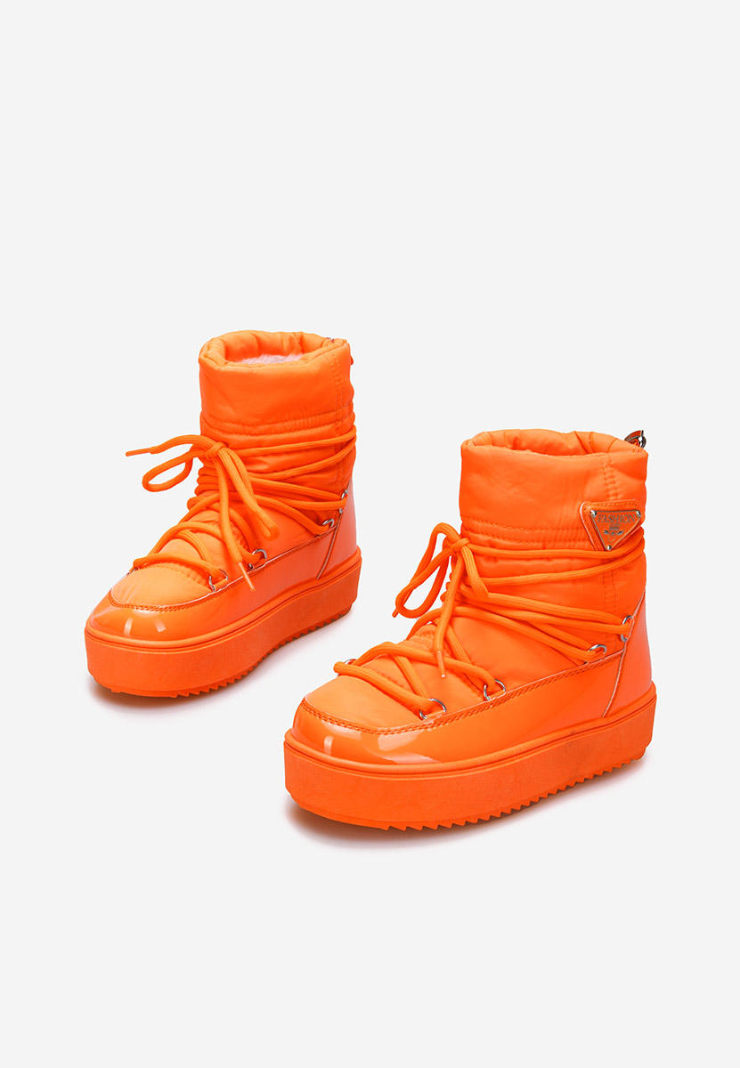 Oranžové dievčenské sněhule Painel