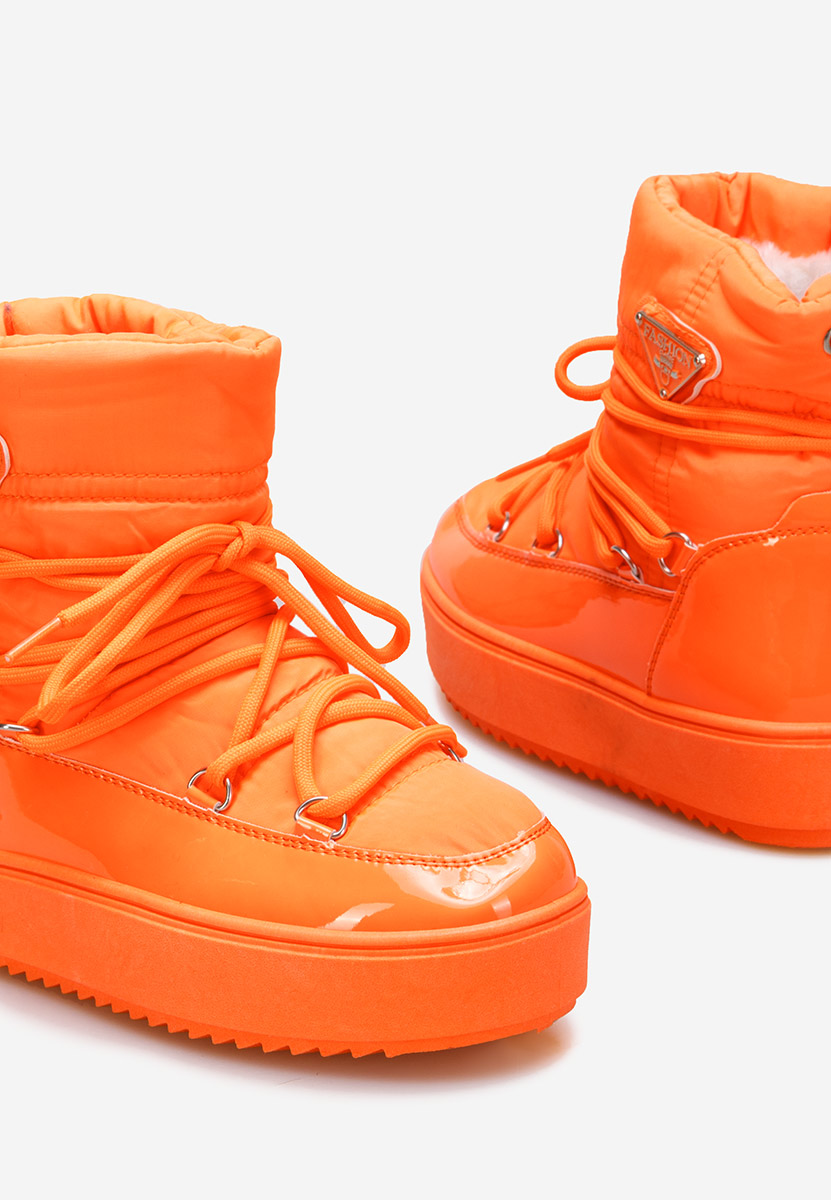 Oranžové dievčenské sněhule Painel