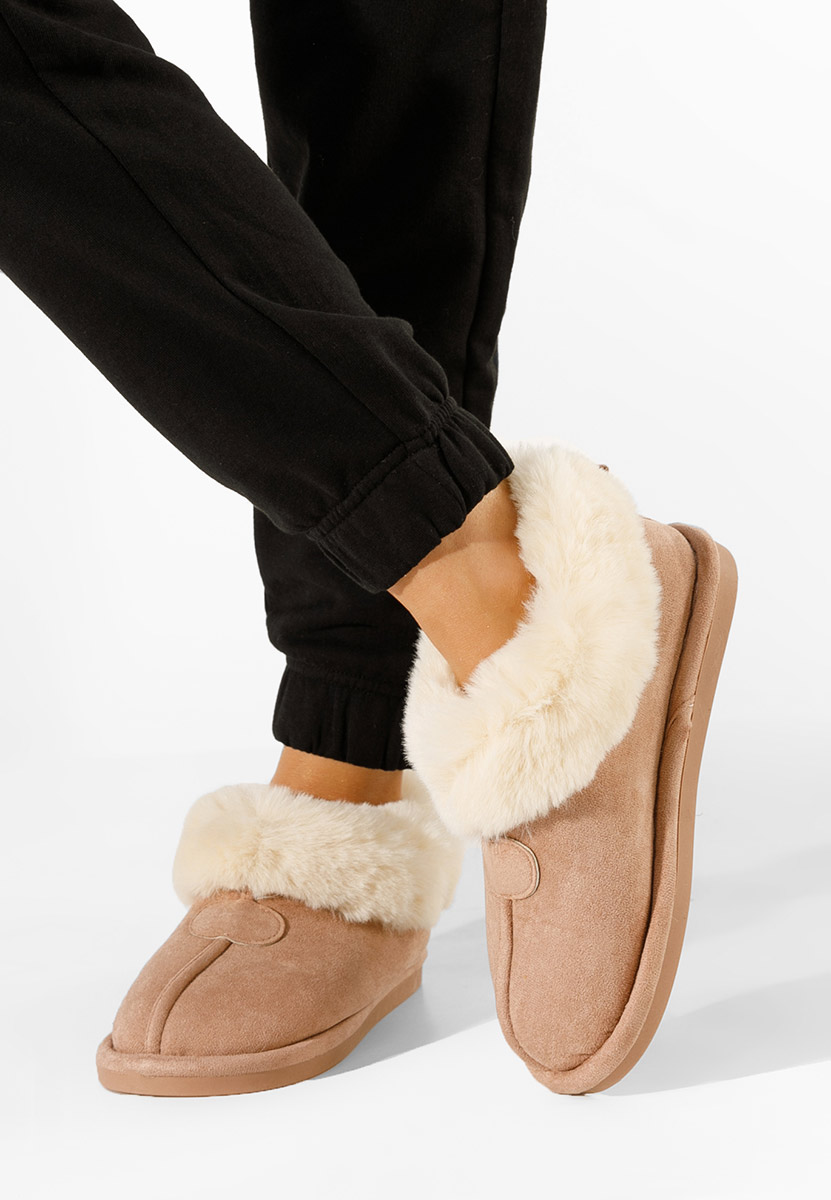 Khaki domácí pantofle Olaria