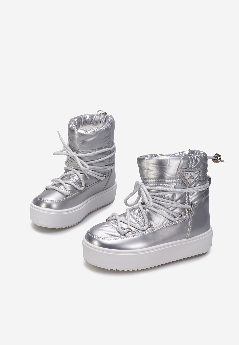 Stribrné dievčenské sněhule Painel