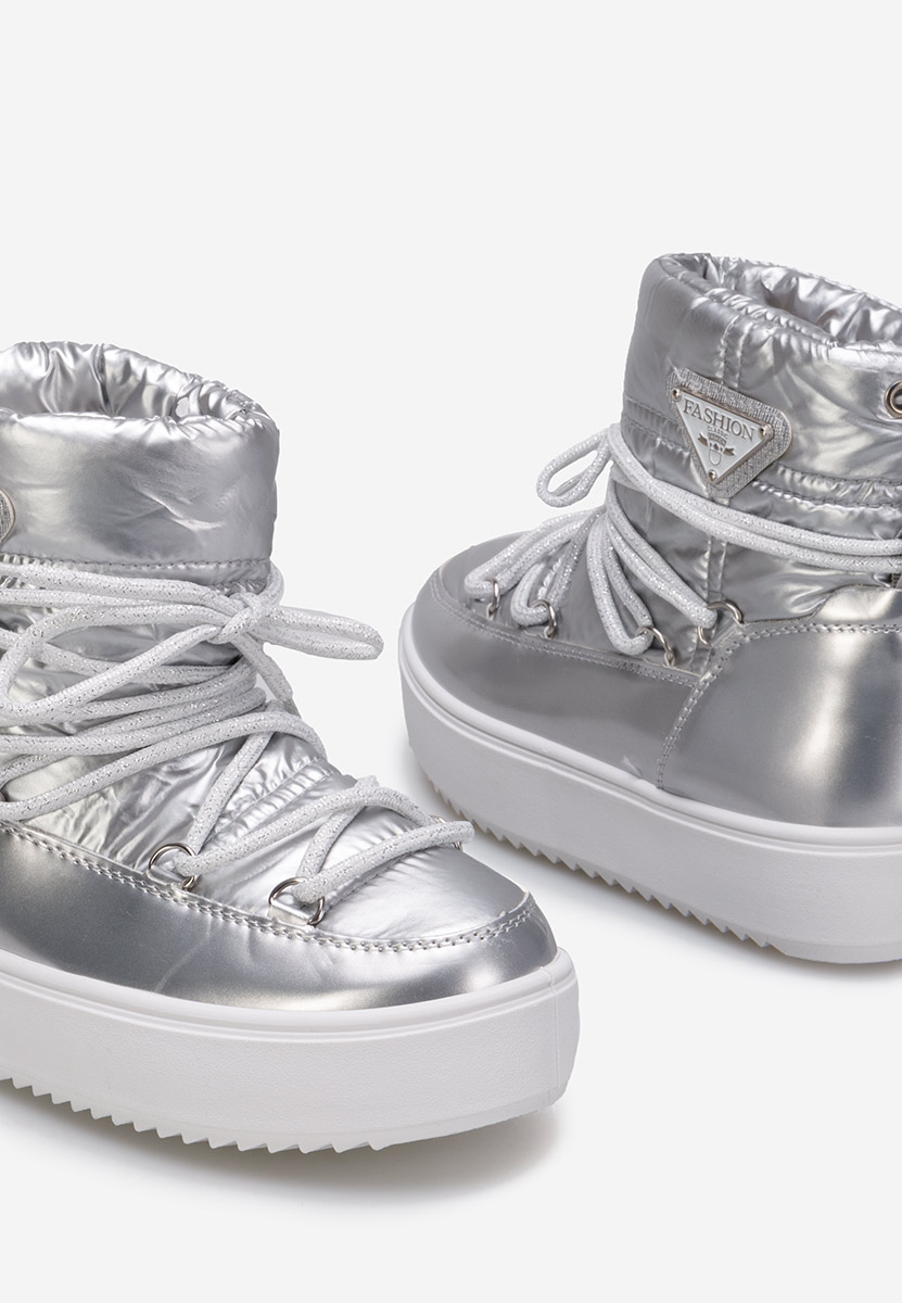 Stribrné dievčenské sněhule Painel