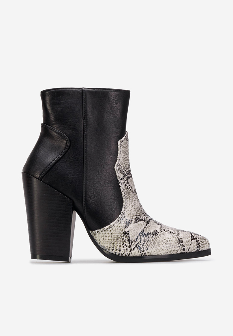 Béžové kotníkové boty cowboy Hollie