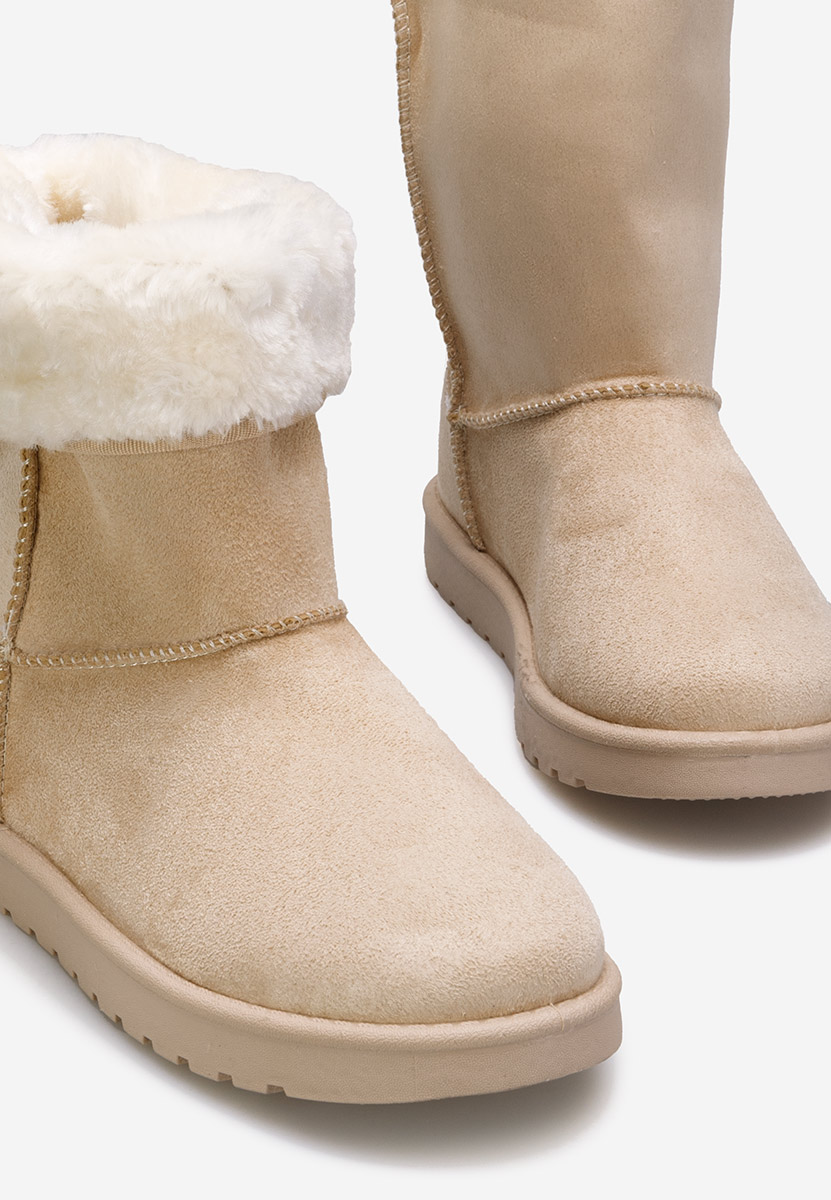 Béžové dámské válenky Anora