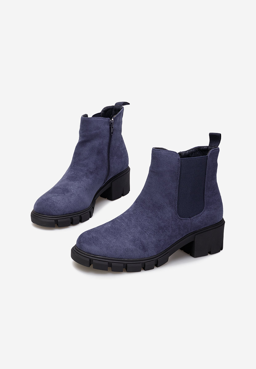 Modré dámské kotníková obuv Alyona