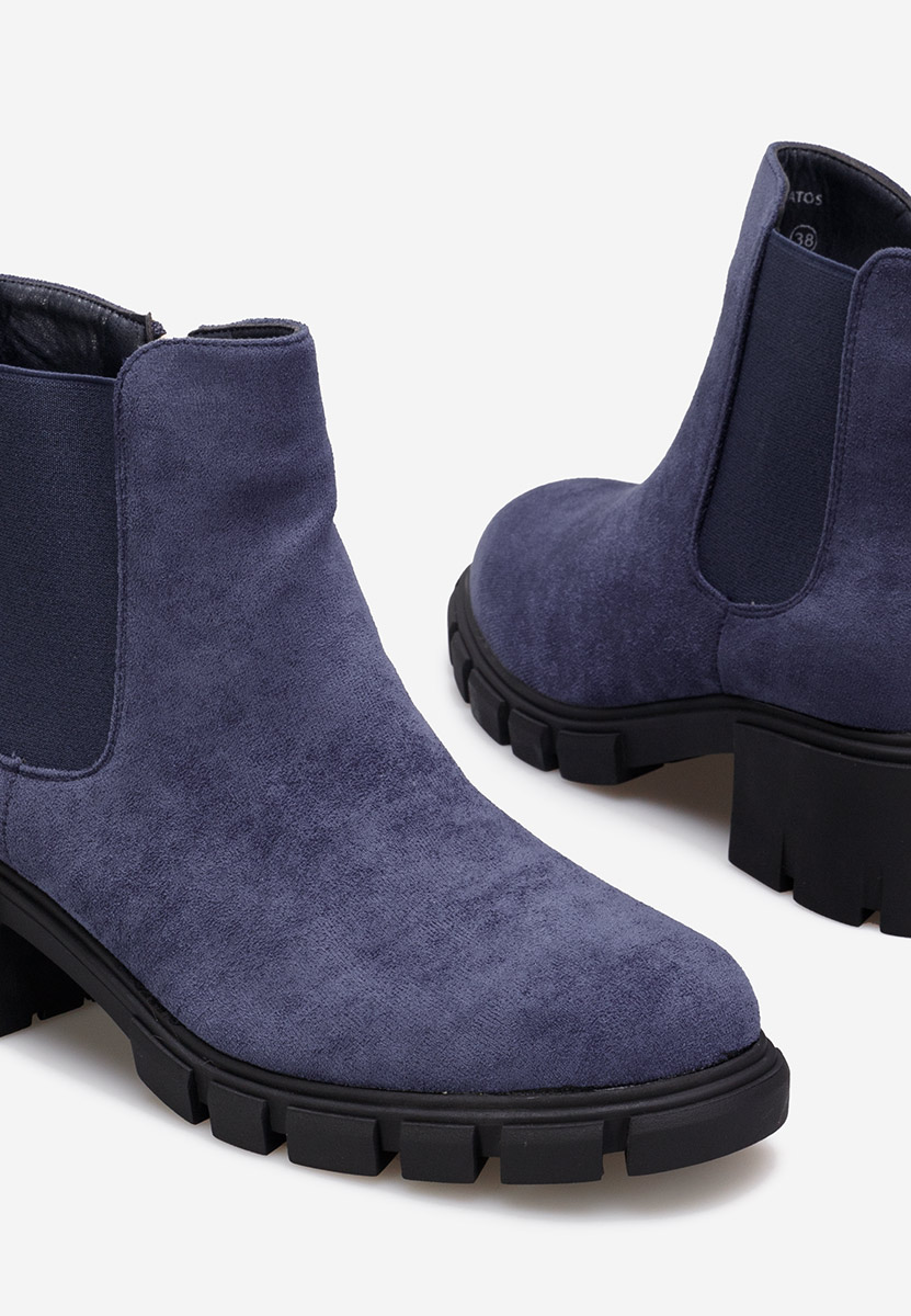 Modré dámské kotníková obuv Alyona