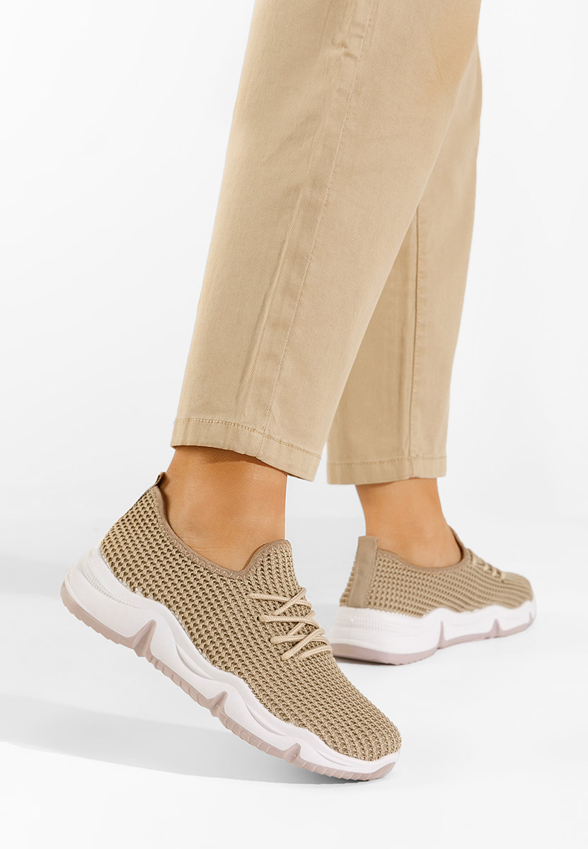 Béžové sportovní boty dámské Sheila