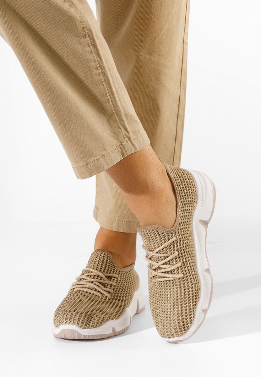 Béžové sportovní boty dámské Sheila