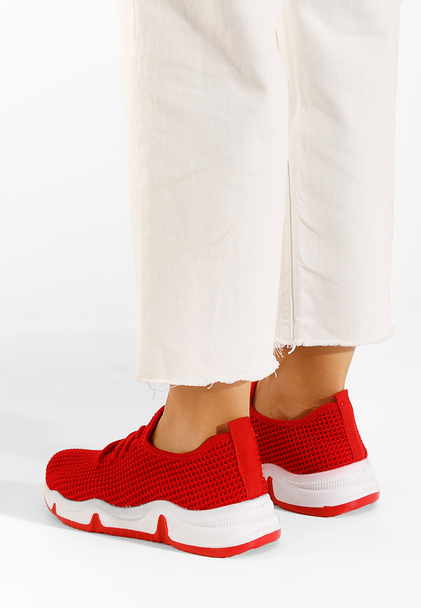 Červené sportovní boty dámské Sheila