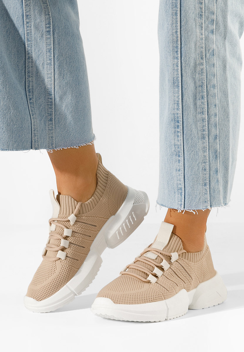 Khaki dámské tenisky Shaida