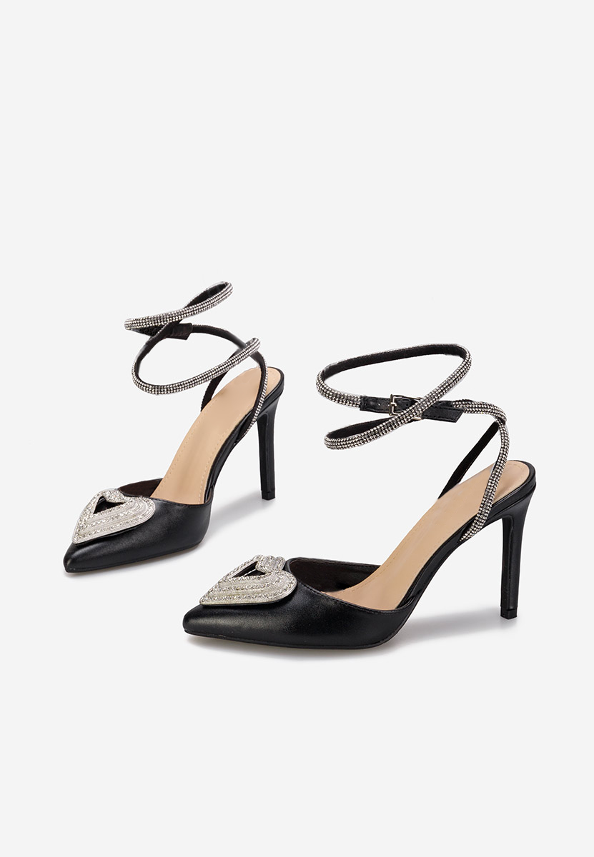 Černé lodičky na vysokém podpatku Iliana