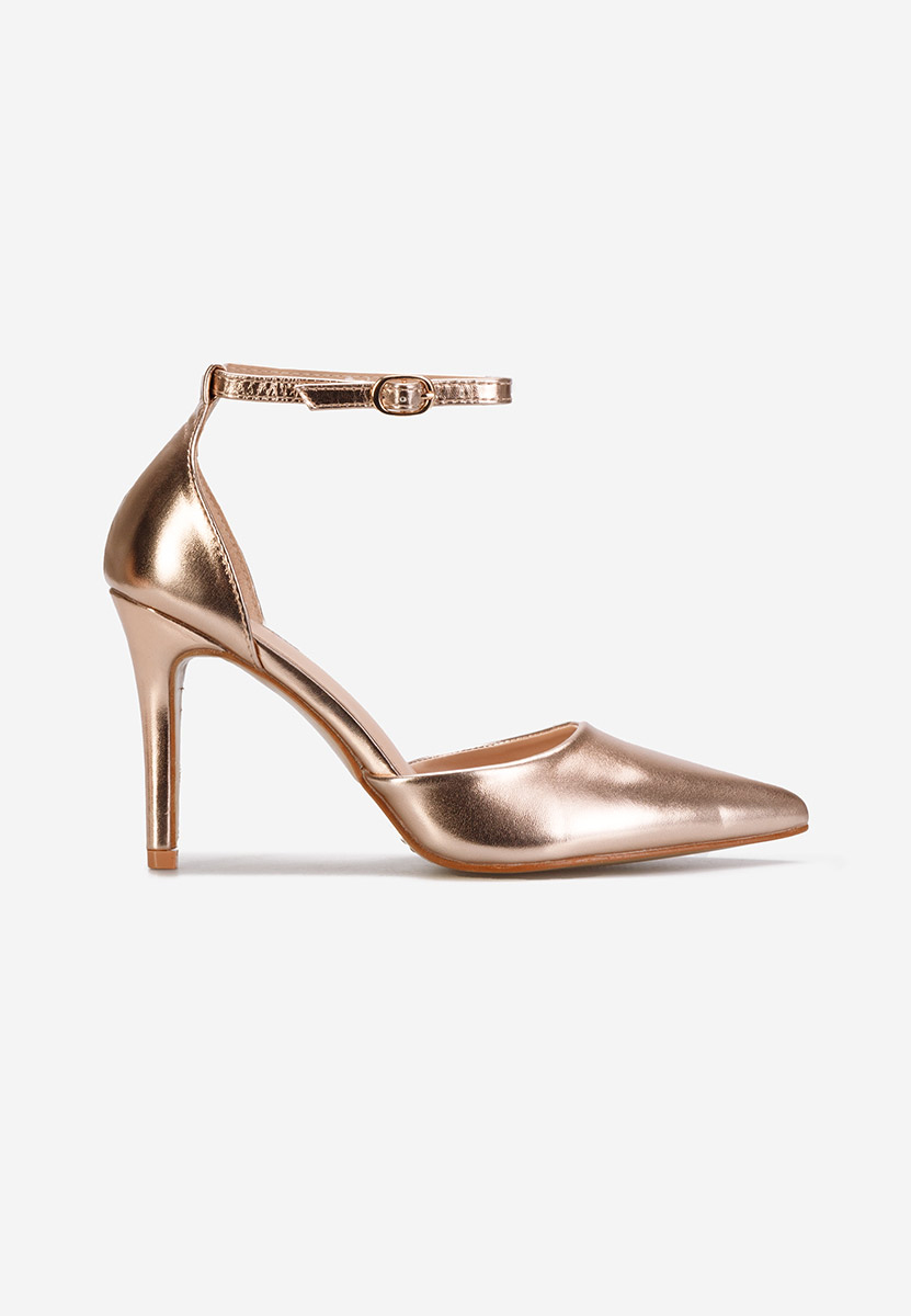 Champagne lodičky do špičky Allegria