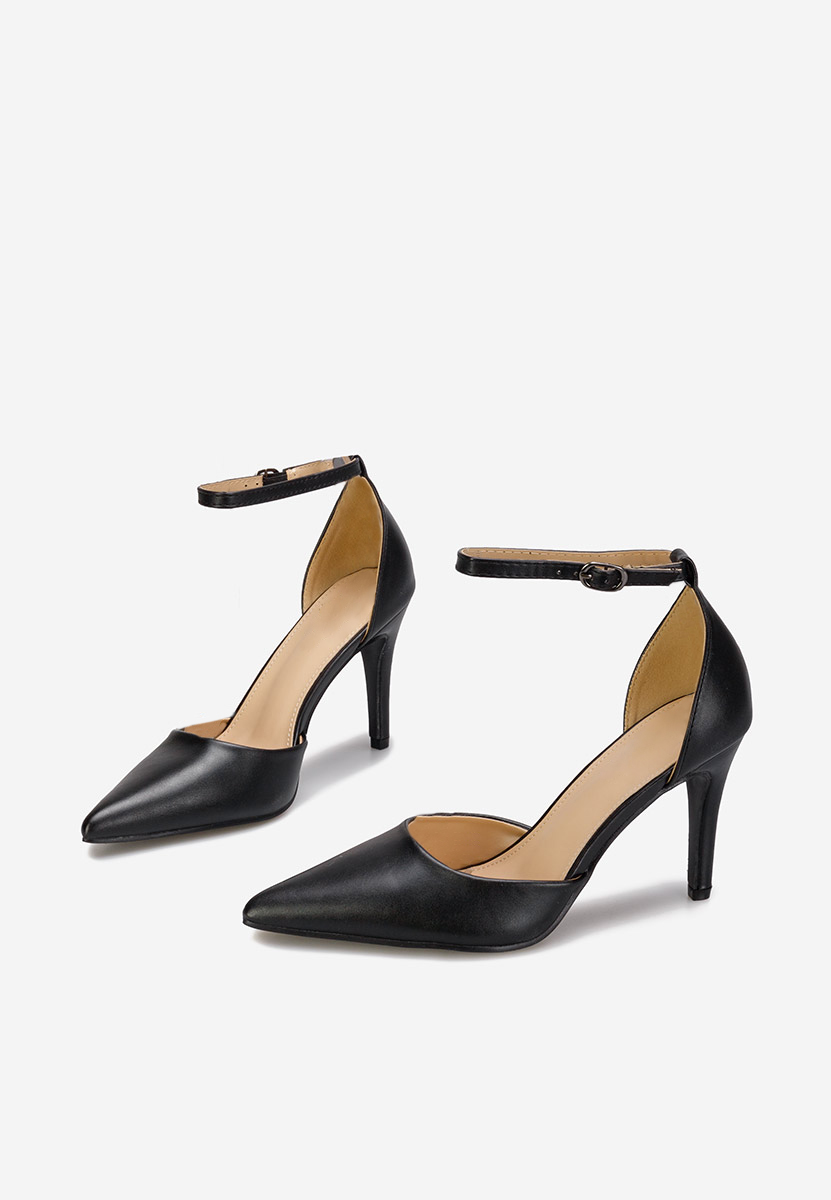 Černé lodičky do špičky Allegria