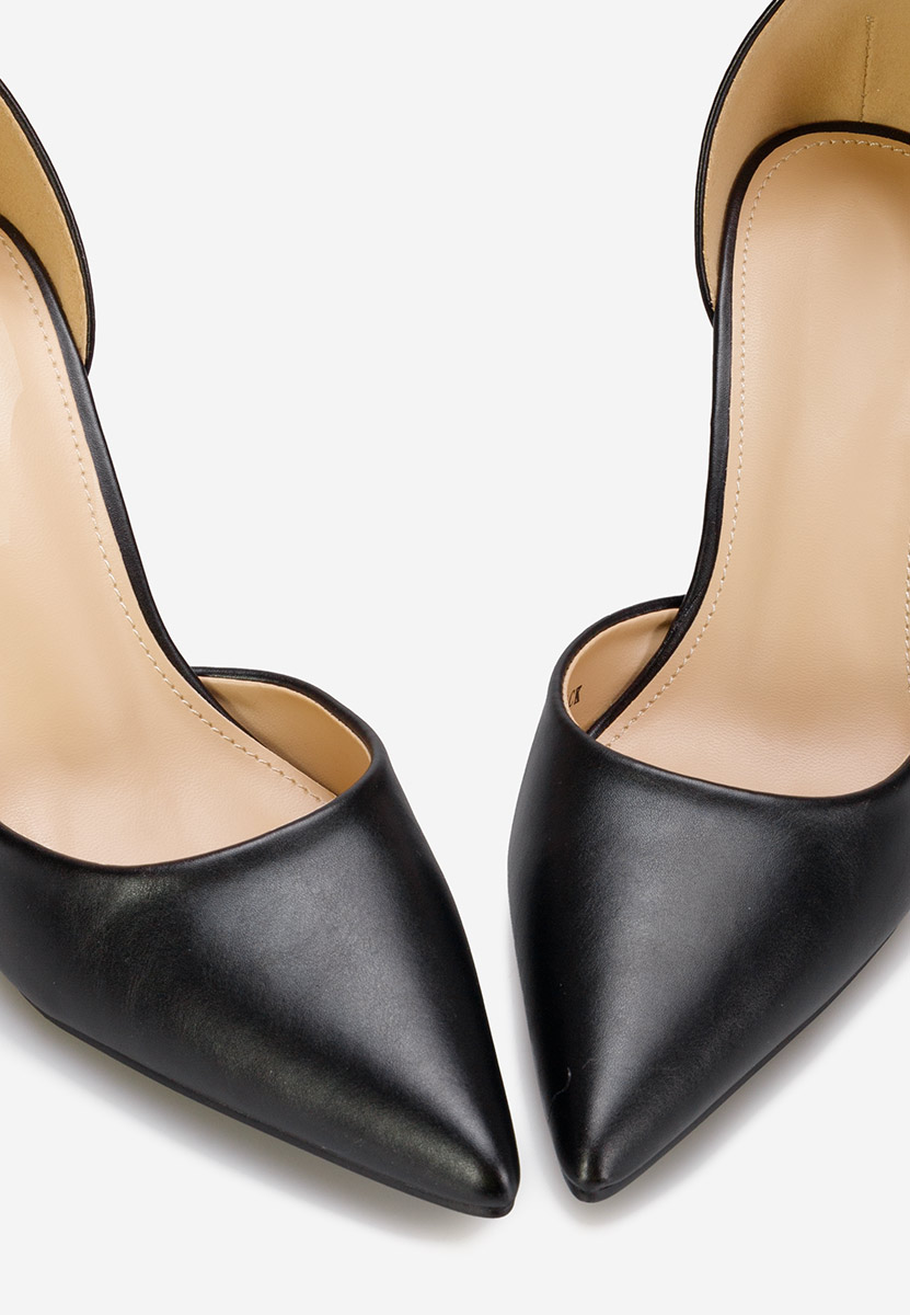 Černé lodičky do špičky Allegria