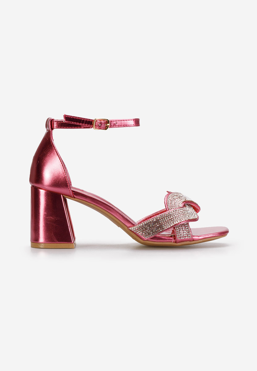 Fuchsiové elegantní dámské sandály Sanita