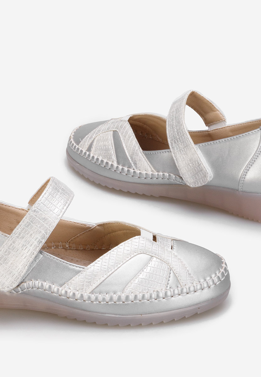 Stribrné dámské baleríny Giorgina