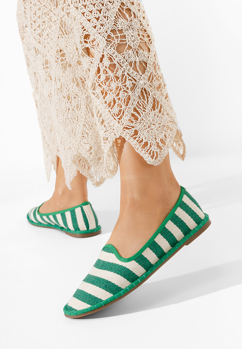 Zelené dámské espadrilky Dorika