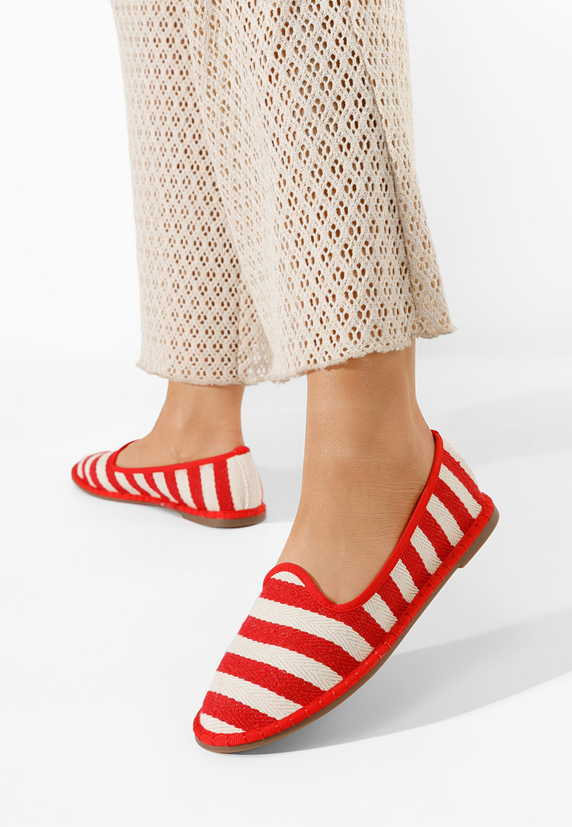 Červené dámské espadrilky Dorika