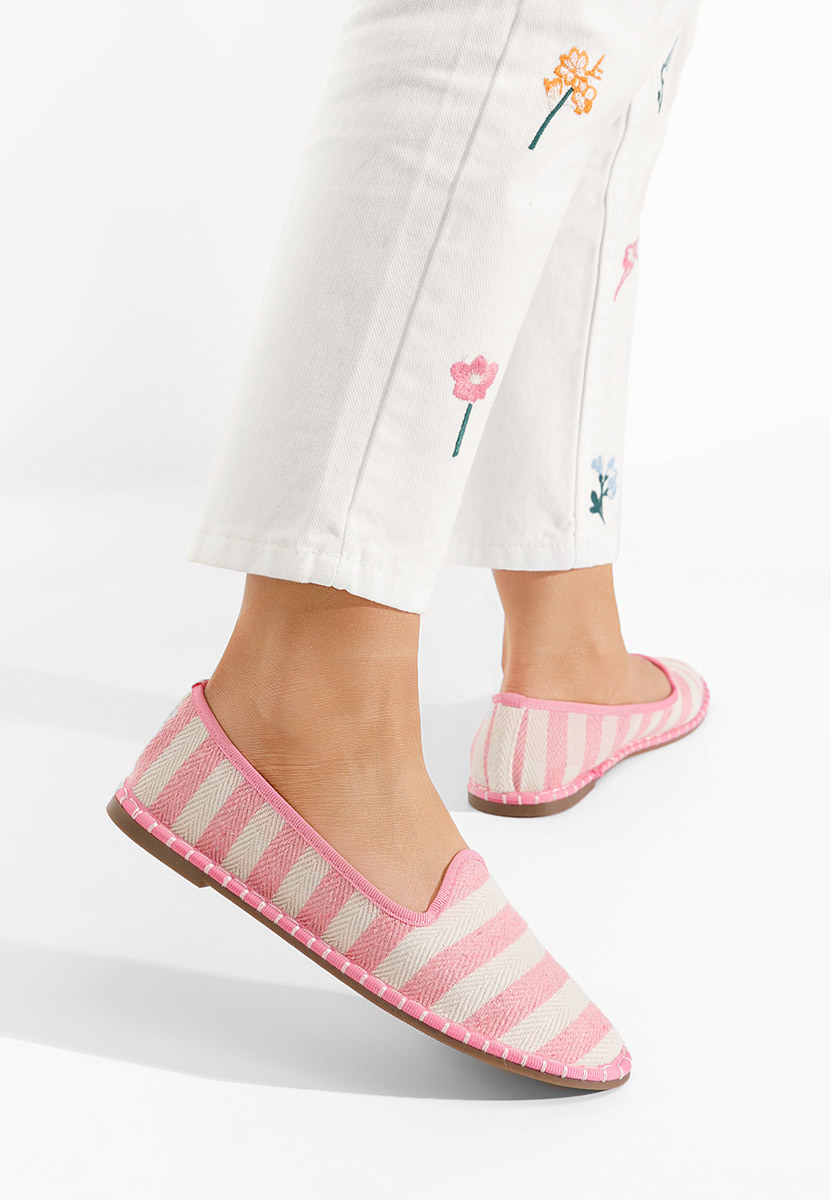 Ružové dámské espadrilky Dorika