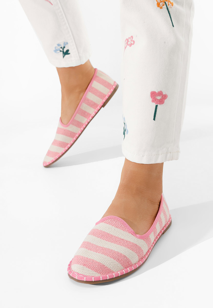 Ružové dámské espadrilky Dorika