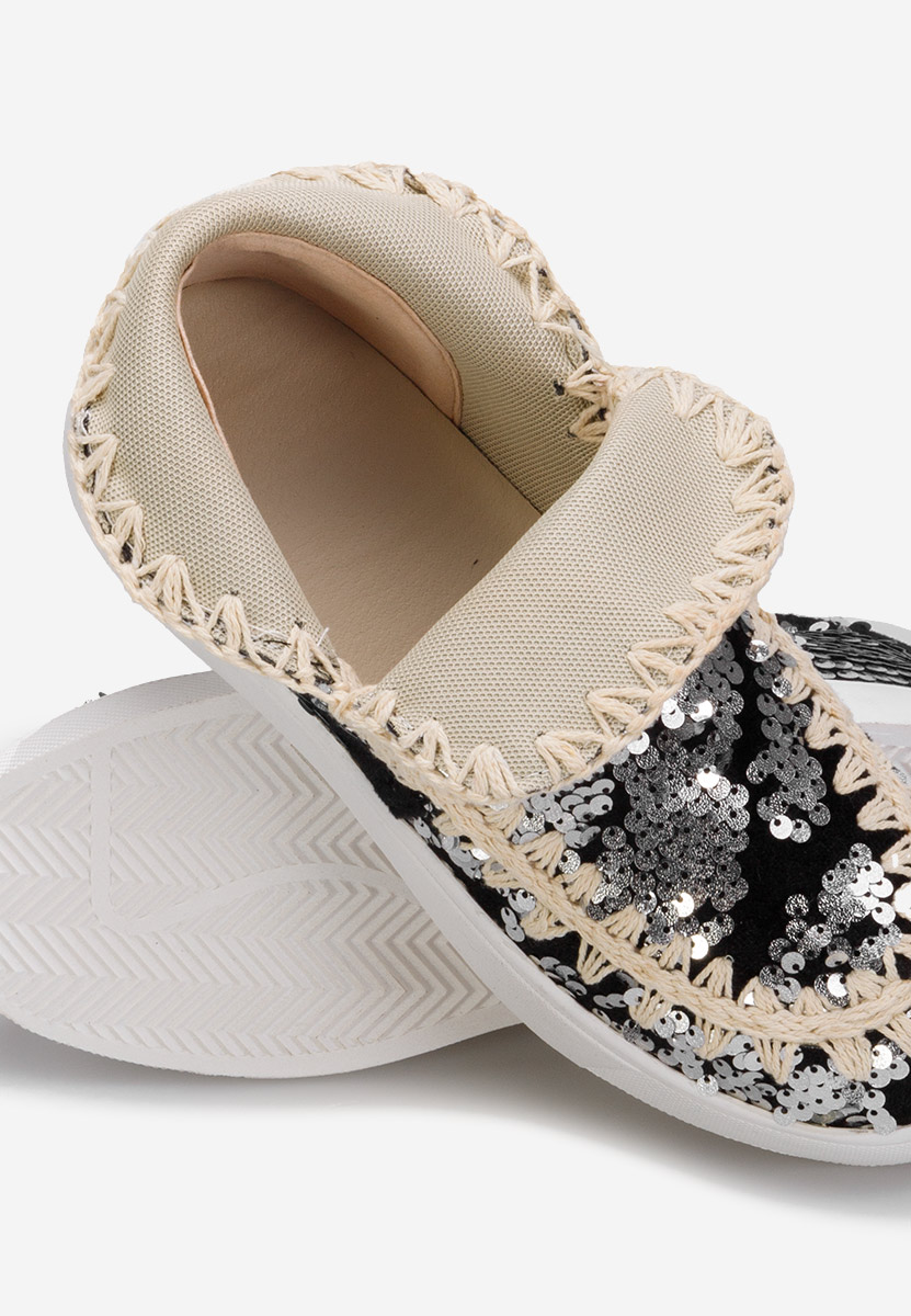 Stribrné dámské kotníková obuv Azna