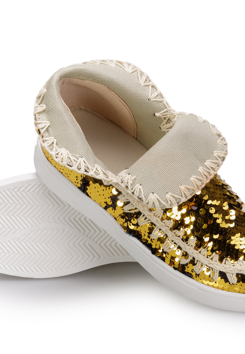 Zlaté dámské kotníková obuv Azna