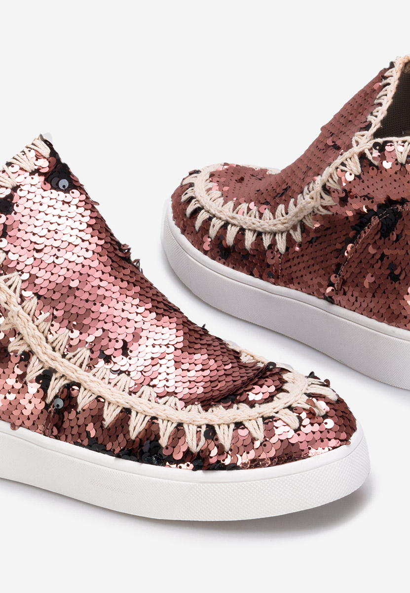 Ružové dámské kotníková obuv Azna