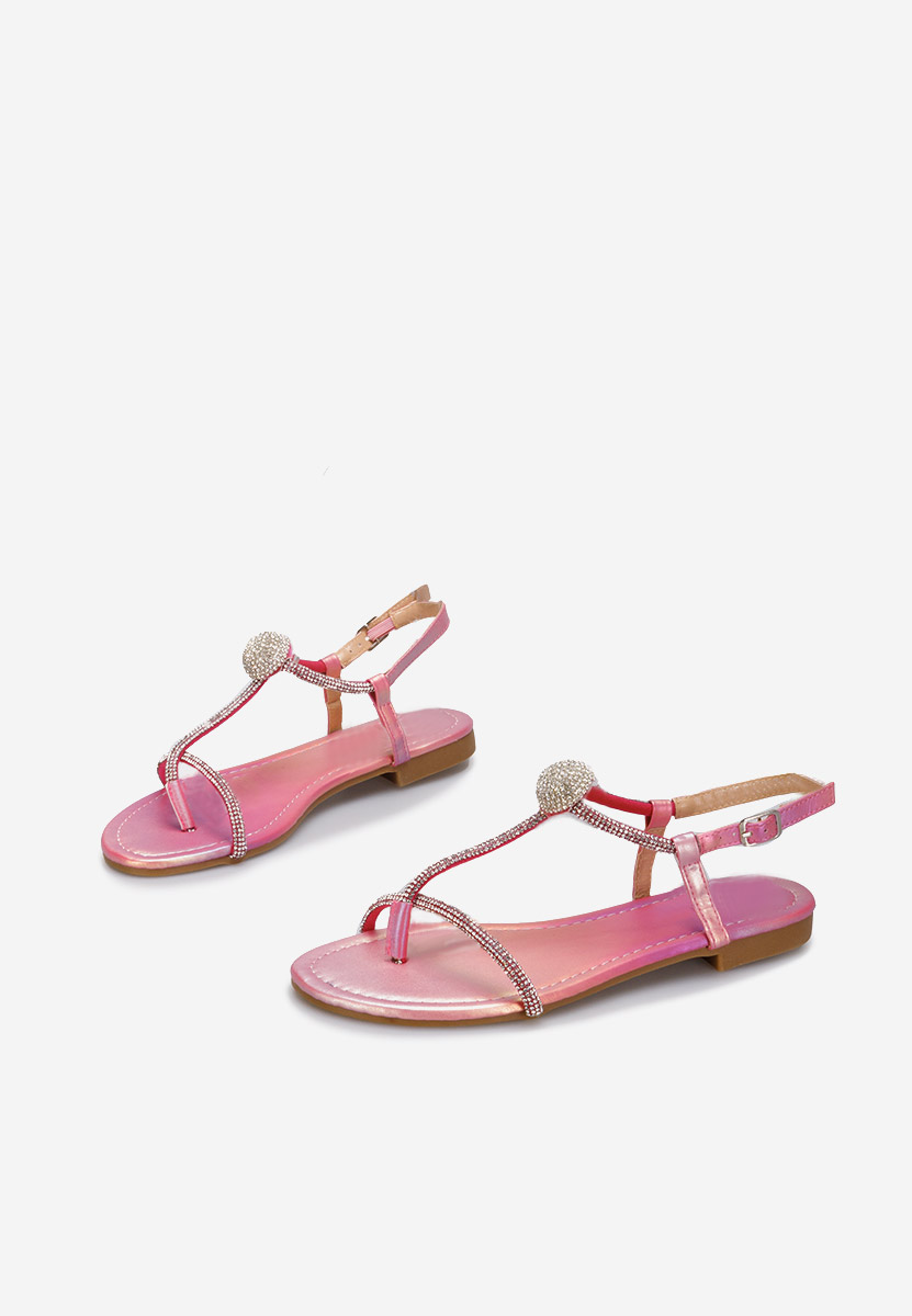 Ružové dámské sandály Zornia