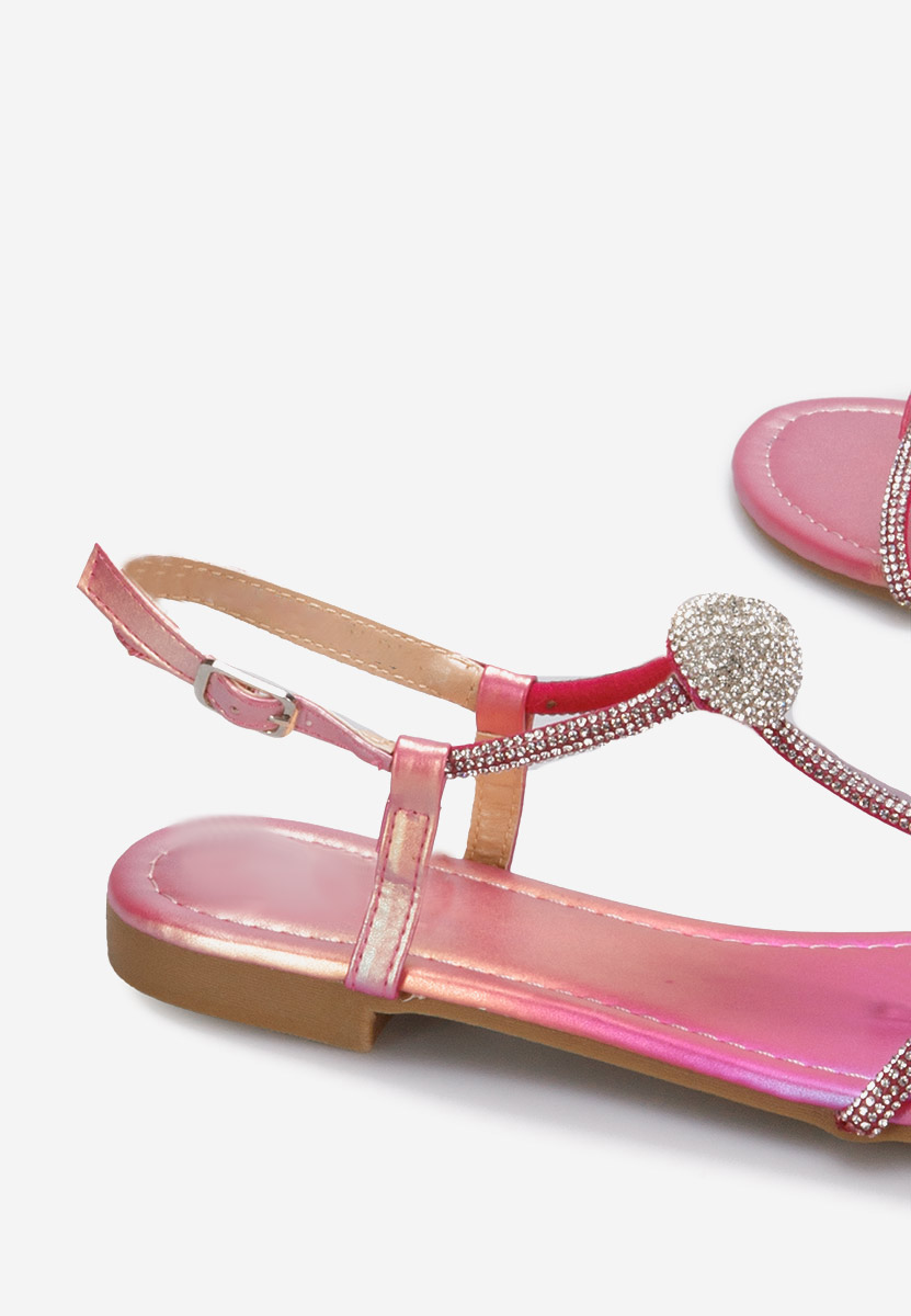 Ružové dámské sandály Zornia