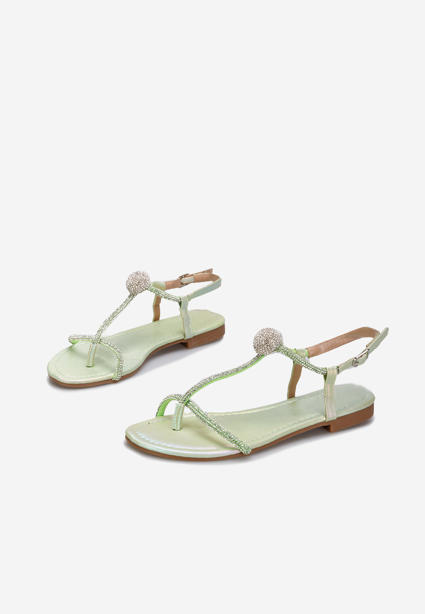 Zelené dámské sandály Zornia
