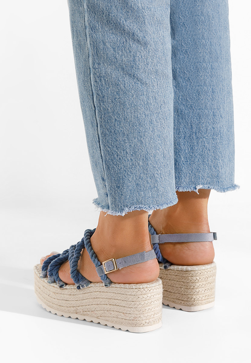 Modré dámské espadrilky Apia