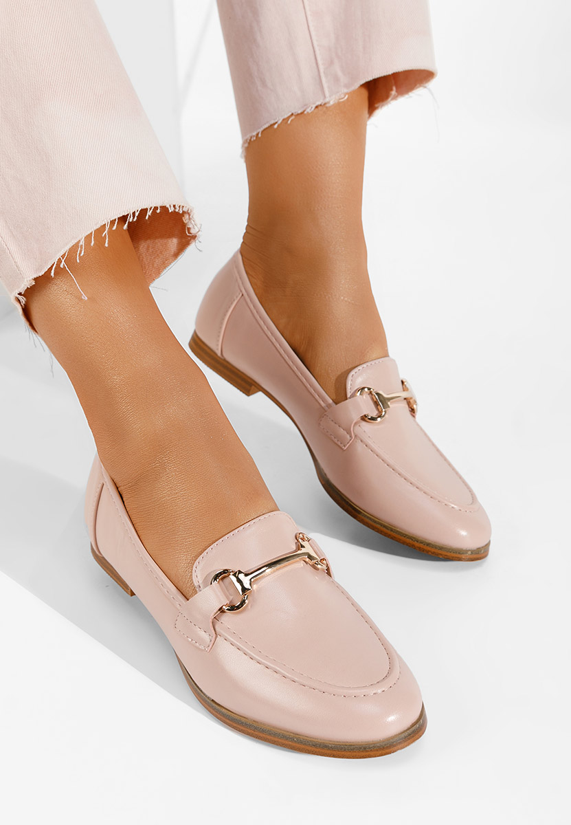Ružové dámské mokasíny Casica