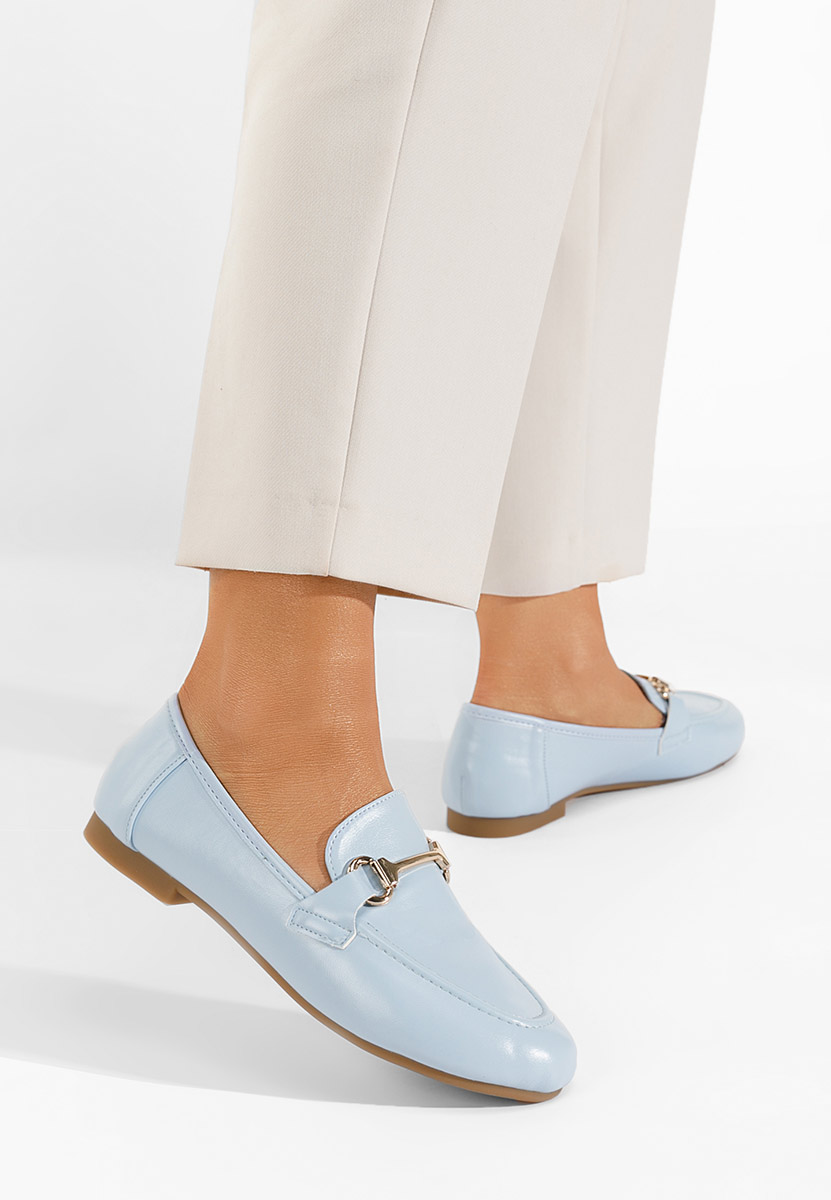 Svetlě modré dámské mokasíny Casica